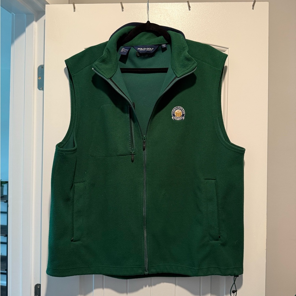 Polo Golf Green Fleece Vest